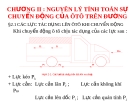 Nguyên lý tính toán sự chuyển động của ô tô trên đường: Chương 2