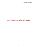 Câu hỏi ôn thi môn Kinh Tế Chính Trị: Tổng hợp [mới nhất/chuẩn nhất]