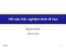 100 câu trắc nghiệm kinh tế học [chuẩn nhất]