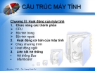 Bài giảng cấu trúc máy tính Chương 3: ThS. Vương Xuân Chí
