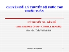 Lý thuyết độ phức tạp thuật toán: Chuyên đề chi tiết