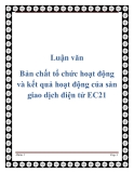 Bản chất, tổ chức hoạt động và kết quả hoạt động của sàn giao dịch thương mại điện tử EC21