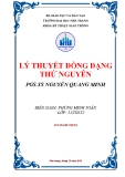 Tiểu luận: LÝ THUYẾT ĐỒNG DẠNG THỨ NGUYÊN