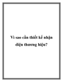 Thiết kế nhận diện thương hiệu: Vì sao cần thiết và quan trọng?