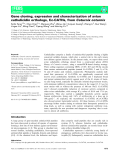 Báo cáo khoa học: Gene cloning, expression and characterization of avian cathelicidin orthologs, Cc-CATHs, fromCoturnix coturnix