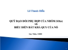 QUỸ ĐẠO ĐỐI PHỤ HỢP CỦA NHÓM SO(n) và BIỂU DIỄN BẤT KHẢ QUY CỦA NÓ