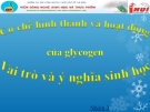 Cơ chế hình thành Glycogen: Tổng quan và phân tích chi tiết