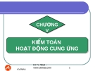 Kiểm toán hoạt động cung ứng: Chương V [chuẩn SEO]
