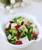 Salad đậu phụ dưa chuột
