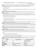 Đề cương ôn thi Olympic 30/4 môn Sinh học - Nguyễn Hoàng Thiên Tân