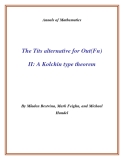 Đề tài " The Tits alternative for Out(Fn) II: A Kolchin type theorem "