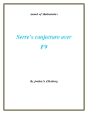 Đề tài "  Serre’s conjecture over F9 "