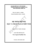 Hệ Thống Hỗ Trợ Học và Thi Bằng Lái Trên Web: Luận Văn Chi Tiết