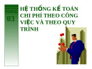 Hệ thống kế toán chi phí theo công việc và theo quy định: Phân tích chi tiết