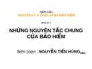 Nguyên Tắc Chung Của Bảo Hiểm: Tổng Hợp Các Nguyên Tắc Quan Trọng