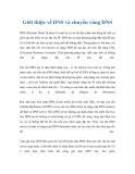 DNS là gì? Giới thiệu về DNS và chuyển vùng DNS