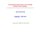 Định thức Toán Ứng Dụng - Chương 2: Tổng hợp kiến thức và bài tập