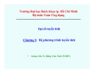 Hệ phương trình tuyến tính: Toán Ứng dụng - Chương 3