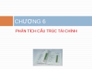 Bài giảng Báo cáo tài chính: Phân tích cấu trúc tài chính - Chương 6