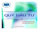 Quỹ Đầu Tư: Tổng Quan, Kinh Nghiệm và Lời Khuyên Đầu Tư Hiệu Quả