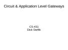 Circuit & Application Level Gateways: Ứng dụng và mạch điện chi tiết