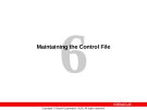 Hướng dẫn chi tiết: Duy trì Control File hiệu quả