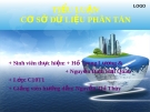 Tiểu luận cơ sở phân tán dữ liệu: Bài làm chuẩn từ Hồ Trung Lương