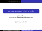 Bài giảng phương trình vi phân chương 1 (Ngô Mạnh Tường): Tổng quan và các phương pháp giải