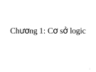 Cơ sở logic: Chương 1
