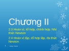 Hoán Vị, Tổ Hợp, Chỉnh Hợp: Chương II (Đầy Đủ, Chi Tiết)