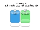 Học Phần Điều Tra Xã Hội Học: Kỹ Thuật Câu Hỏi và Bảng Hỏi - Chương III