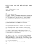 Đề thi học sinh giỏi hóa quốc gia năm 2005