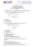 Ngân hàng đề thi môn Cơ sở điều khiển tự động hệ ĐHTX ngành Điện tử - Viễn thông
