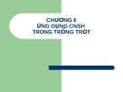 Ứng dụng CNSH trong trồng trọt: Chương II