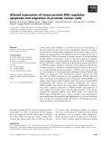 Báo cáo khoa học: Altered expression of tumor protein D52 regulates apoptosis and migration of prostate cancer cells