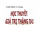 Học thuyết giá trị thặng dư: Chương 5 (Phân tích chi tiết)