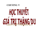 Học thuyết giá trị thặng dư: Chương 5 (Phân tích chi tiết)