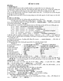 Đề thi Vi sinh: Tổng hợp [Mới nhất/ Chọn lọc/ Chất lượng]