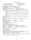 Đề Thi Thử Môn Sinh 2012 Lần 1 - Mã 121