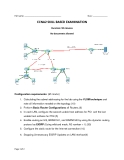 CCNA2: Kinh nghiệm thi SKILL BASED EXAMINATION chuẩn nhất