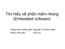 Phần mềm nhúng (Embedded software): Tìm hiểu chi tiết