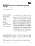 Báo cáo khoa học:  Pentose phosphates in nucleoside interconversion and catabolism