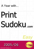 Sudoku A Year With Print Easy: Trò Chơi Ô Số Luyện Trí Tuệ
