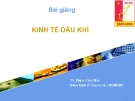 Bài giảng Kinh Tế Dầu Khí hay nhất