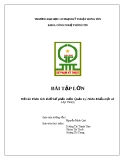 Bài tập công nghệ thông tin - Đề tài: " Phân tích thiết kế phần mềm Quản Lý Nhân Khẩu một xã "