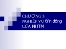 Nghiệp vụ tín dụng NHTM: Chương 3 (Hướng dẫn chi tiết)