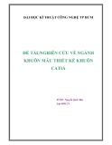 Nghiên cứu về ngành khuôn mẫu thiết kế khuôn CATIA
