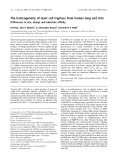 Báo cáo khoa học:  The heterogeneity of mast cell tryptase from human lung and skin Differences in size, charge and substrate afﬁnity