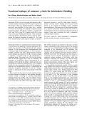 Báo cáo Y học: Functional epitope of common c chain for interleukin-4 binding