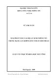 Giải pháp nâng cao an ninh thông tin mạng LAN không dây chuẩn IEEE 802.11I: Luận văn Thạc sỹ của Vũ Anh Tuấn